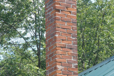 Before and after chimney