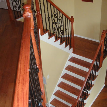 Cherry Steps and railings
