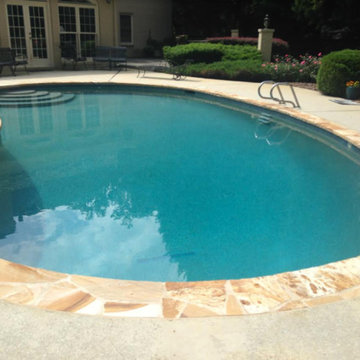 Atlanta Metro Custom Pool Renovations - Caribbean Blue PebbleTec
