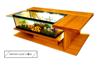 Table basse aquarium AMAZONE SUPREME