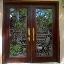 glass door