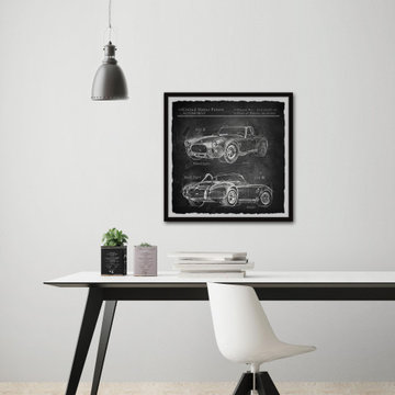"1965 Shelby Cobra" Framed Painting Print