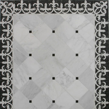Fleur De Lis Master Bathroom