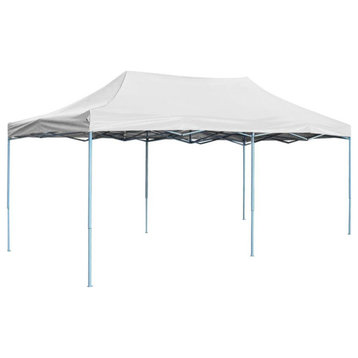 vidaXL Professional Folding Party Tent 118.1x236.2 Steel White, 48864