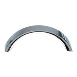 Top Knobs Nouveau Collection Cresent Pull 3" Polished Chrome M1738 - Cabinet And Drawer Handle Pulls