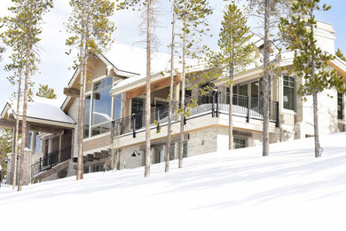Example of an exterior home design in Denver