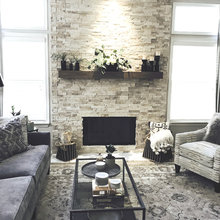Livingroom fireplace