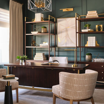 Cresta Bella - Furnishings, Lighting, Wallpaper and Wood Accent Walls