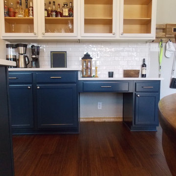 Hint of Blue- Kitchen Remodel