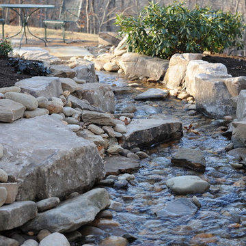 Custom Landscape with Water Features