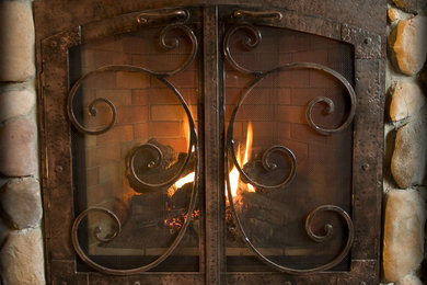 Custom Fireplace Door