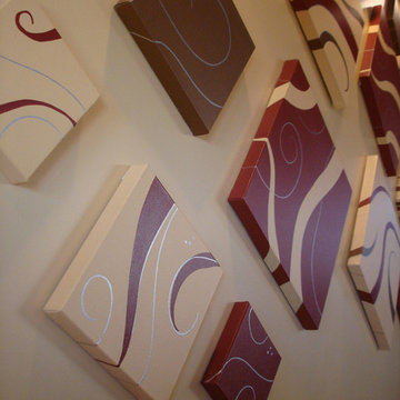 Canvas painting.