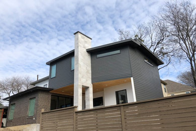 Inspiration for a modern exterior home remodel in Dallas