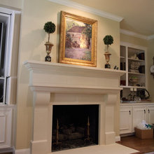 Cast Stone Fireplace