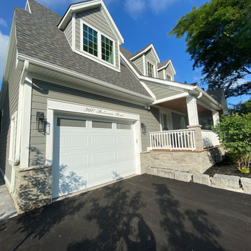 Exterior Upgrade with new walkway and stone facade