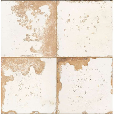Heritage White Porcelain Tile, 18"x18"