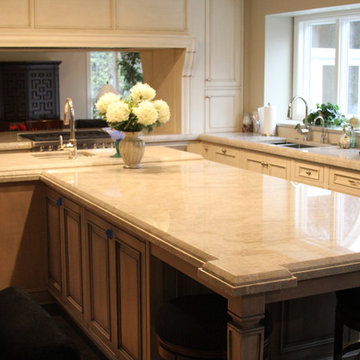 Kitchen Quartzite Mother Pearl