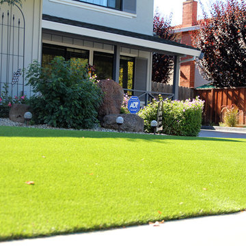 Artificial grass installation in Pleasanton, CA 2
