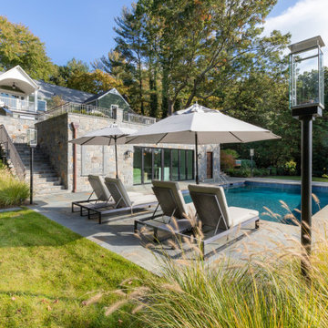Expansive Deck and Pool House