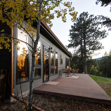 Modern Rustic Mountain Exterior | Board and Batten Siding & Dark Lap Siding