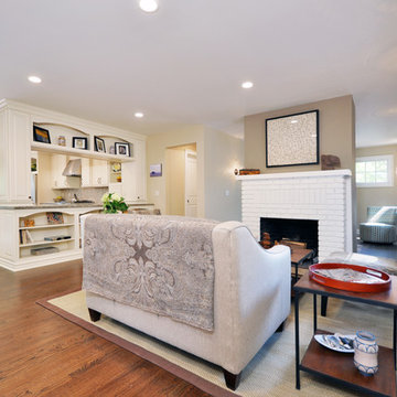 Dutch Colonial/transitional interior open spaces