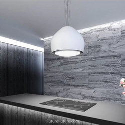 21&Prime; Dome White Island Range Hood - Range Hoods And Vents