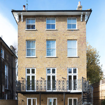 London Garden - Metal Balcony and Staircase