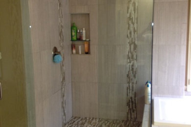 Example of a trendy bathroom design in Orange County