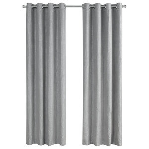 Monterey Grommet Curtain Panel Contemporary Curtains By