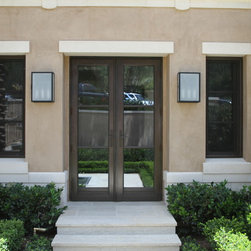 Painted Wood with Bronze Clad Windows - Windows And Doors