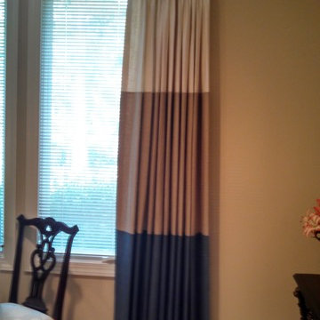 Color Blocked Draperies