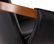 Lumisource Cosmo Counter Stool, Walnut and Black PU Leather