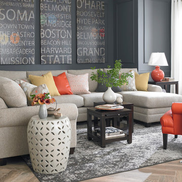 HGTV Home CU.2 U-Shaped Sectional by Bassett Furniture
