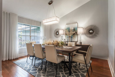 Example of a trendy dining room design in Other