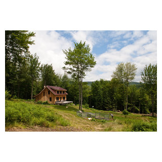 Central Vermont Home - Rustic - Exterior - Burlington - by Timberhomes ...