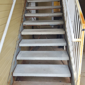Apartment stairs