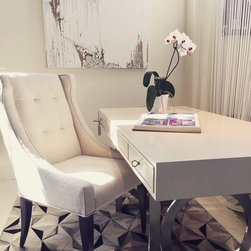 Park Ave Shagreen Desk - Desks And Hutches