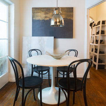 My Houzz: Glam Black-and-White Style in a 550-Square-Foot Studio