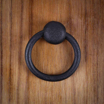 Cabinet Ring Pulls Mission Black Wrought Iron Cabinet Drawer Pull Hardware