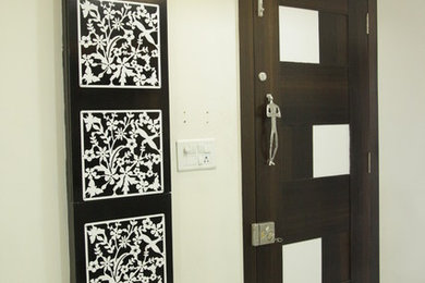 Entryway - contemporary entryway idea in Other