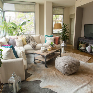 Bright Boho Living Room