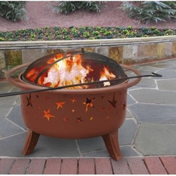 Patio Lights Starlight Firepit, Georgia Clay - Fire Pits