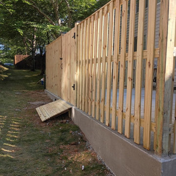 Custom Privacy Fence Installation and Tree Removal