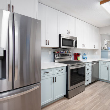 Kitchen Remodel Done in a Subtle Two-Tone Color