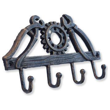 Blacksmith Tools Wall Hanger Farrier Metalwork Cast Iron Hooks