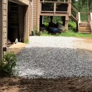 French drains and drainage systems