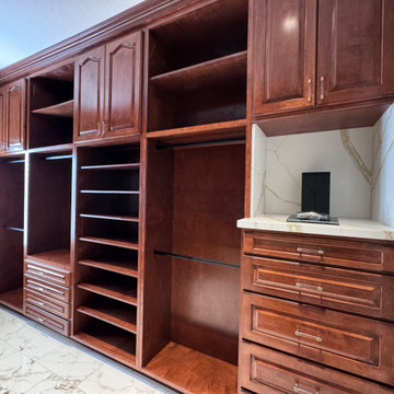 Custom His and Her Closet