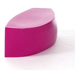 Heller - Frank Gehry Color Bench, Magenta - Outdoor Benches
