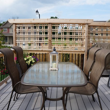 Back Yard Composite and Cedar Deck