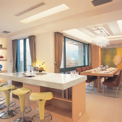 QUARTZ COUNTER TOP AND FLOOR - Kitchen Countertops